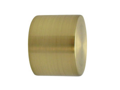 EMBOUT METAL DIAMETRE 28 CHIC BOUCHON LAITON MAT X2