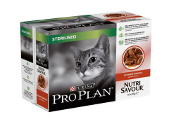 PATEE CHAT STERILISE MAINTENANCE BOEUF EN SAUCE AU 10X85G