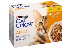 PATEE CHAT CC AD POULET 10X85G