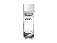PEINTURE AEROSOL LUXENS RADIATEUR BLANC SATINE 0.4L