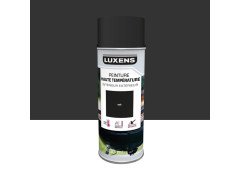 PEINTURE AEROSOL LUXENS BBQ CUISINIERE BOIS NOIR MAT 0.4L