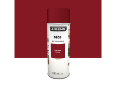 PEINTURE AEROSOL LUXENS ROUGE BASQUE SATINE 0.4L