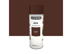 PEINTURE AEROSOL LUXENS EXT DECO SOLV MARRON SATINE 0.4L