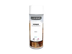 VERNIS EN BOMBE AEROSOL MAT INCOLORE LUXENS 0.4L