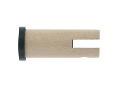 EMBOUT BOIS D28  ATELIER FENDU CHENE CLAIR X2