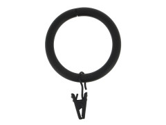 ANNEAUX METAL D28 PINCES ATELIER NOIR MAT X10