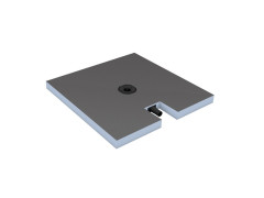 RECEVEUR DOUCHE RECTANGULAIRE ECOULEMENT CENTRE INTEGRE PLANO 120X90