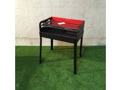 BARBECUE CHARBON DE BOIS 1 GRILLE BASICA  63X37 CM