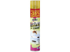 AEROSOL REPULSIF GUEPES ET TOUS VOLANTS ACTO 400ML + 25% OFFERT