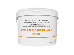 COLLE PATE MUR INTERIEUR MAX 30X30CM BLC 25KG