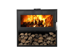 POELE A BOIS LARRY BUCHER NOIR 8.5KW