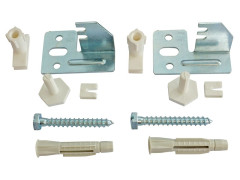 FIXATION REGLABLE RADIATEUR ACIER X2