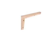 EQUERRE MODERNE HETRE BRUT 12.5X20CM
