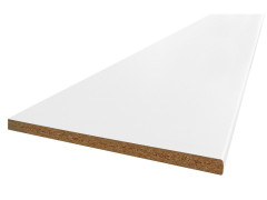 PLAN DE TRAVAIL 1800X640X28 CPL BLANC BORDS DROITS