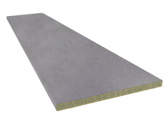 PLAN DE TRAVAIL DECOR MARBRE GRIS 3040X645X38MM STRATIFIE 2 ARRONDIS