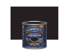 PEINTURE FER NOIR FERRONNERIE MAT HAMMERITE 250ML