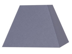ABAT-JOUR FORME CARRE LONGUEUR 32CM GRIS GALET 3