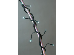 GUIRLANDE LUMINEUSE INT EXT FLICKER 192LED BLANC FROID CABLE VERT 16M