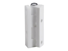 FICHE LACET VIS PLASTIQUE BLANC 45X9 X2