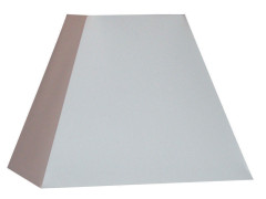 ABAT-JOUR FORME CARRE LONGUEUR 42CM BLANC BLANC 0