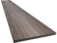 TABLETTE MELAMINEE 250 X 60 CM EPAISSEUR 18MM CHENE GRIS MAT