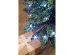 GUIRLANDE LUMINEUSE INT EXT FLICKER 128LED CLIGNOT BLC FRD CABLE VT 8M