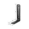 EQUERRE EMBOUTIS GALVA 70X40X25