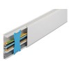 MOULURE 12X50 2,10M BLANC AVEC SEPARATION