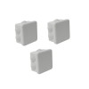 BOITE DERIVATION IP54 115X115 LOT DE 3