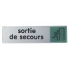 PLAQUE 170X40 SORTIE SECOURS