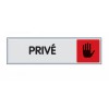 PLAQUE 170X40 PRIVE