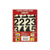 CHIFFRE NOVADHESIF 40MM NOIR POCHETTE