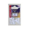 CROCHET RESINE N 3 BLANC BLISTER 4