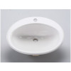 VASQUE A ENCASTER NEREA L54XP44 CM BLANC BRILLANT CERAMIQUE