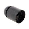 DOUILLE E27 PLASTIQUE LISSE NOIR