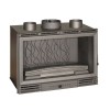 INSERT DE CHEMINEE 800 VISION TOTALE TURBO 12KW
