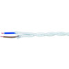 FIL DE LUMINAIRE RAYONNE TORSADE 2X0.5MM2 3 METRES BLANC