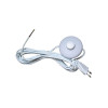 CORDON ALIMENTATION INTERRUPTEUR PIED LUMINAIRE 500W BLANC