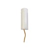 BOUGIE DE LUMINAIRE HAUTEUR 6CM + SUPPORT 60W E14 BLANC