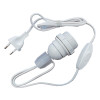 ADAPTATEUR BOUTEILLE 150W E27 + INTERRUPTEUR FIL/FICHE BLANC