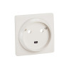 PRISE 2 POLE + TERRE 32 AMPERE BAKELITE