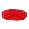 TUBE PER GAINE EAU CHAUDE DIAMETRE 20 LONGUEUR 25M ROUGE