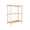 ETAGERE PIN MARITIME MASSIF 3 TABLETTES LATTE PRIMU 90X70X30