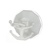 CROCHET VENTOUSE FIXCUP 7,5X7,5,X6CM BLANC