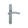 POIGNEE DE PORTE MARGAUD INOX BEC DE CANNE SATINE ENTRAXE 195MM X2