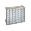 CASIER A VIS POCKER 42 TIROIR PLASTIQUE GRIS