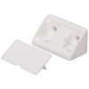 RACCORD ANGLE PLASTIQUE BLANC 20X20X43 X8
