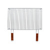 GRILLE DE BARBECUE SIMPLE SUR PIEDS 62X40CM