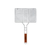 GRILLE DE BARBECUE DOUBLE HAMBURGER 34X22CM