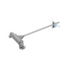 FERME-PORTE RESSORT 240MM 40KG ACIER BRILLIANT GRIS